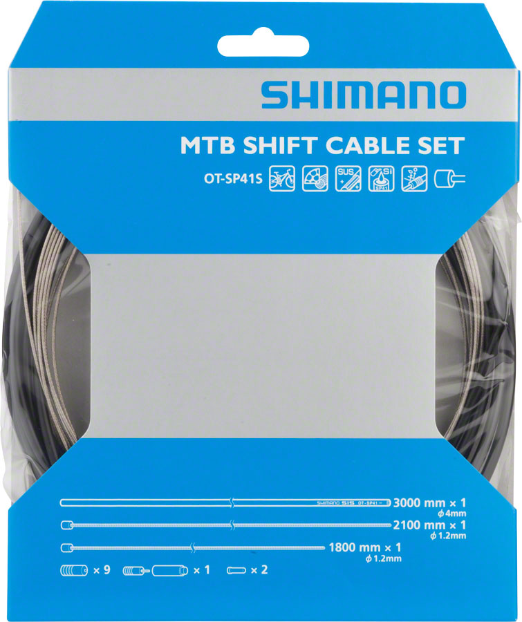 MTB Stainless Derailleur Cable and Housing Set