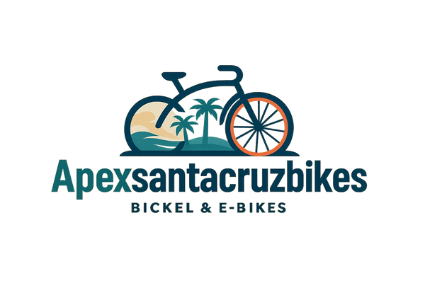 give me a logo for my store who have bikes and e-bikes santa cruz the name of store is Apexsantacruzbikes