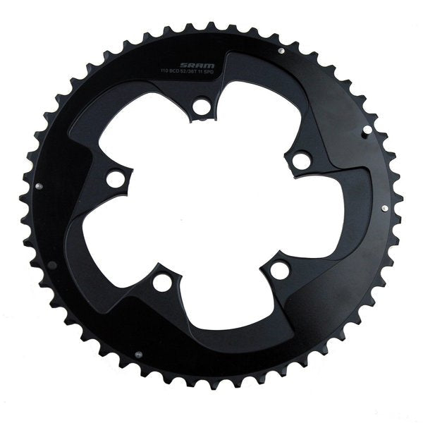 Red X-Glide Yaw Ring Hidden Bolt (52T)